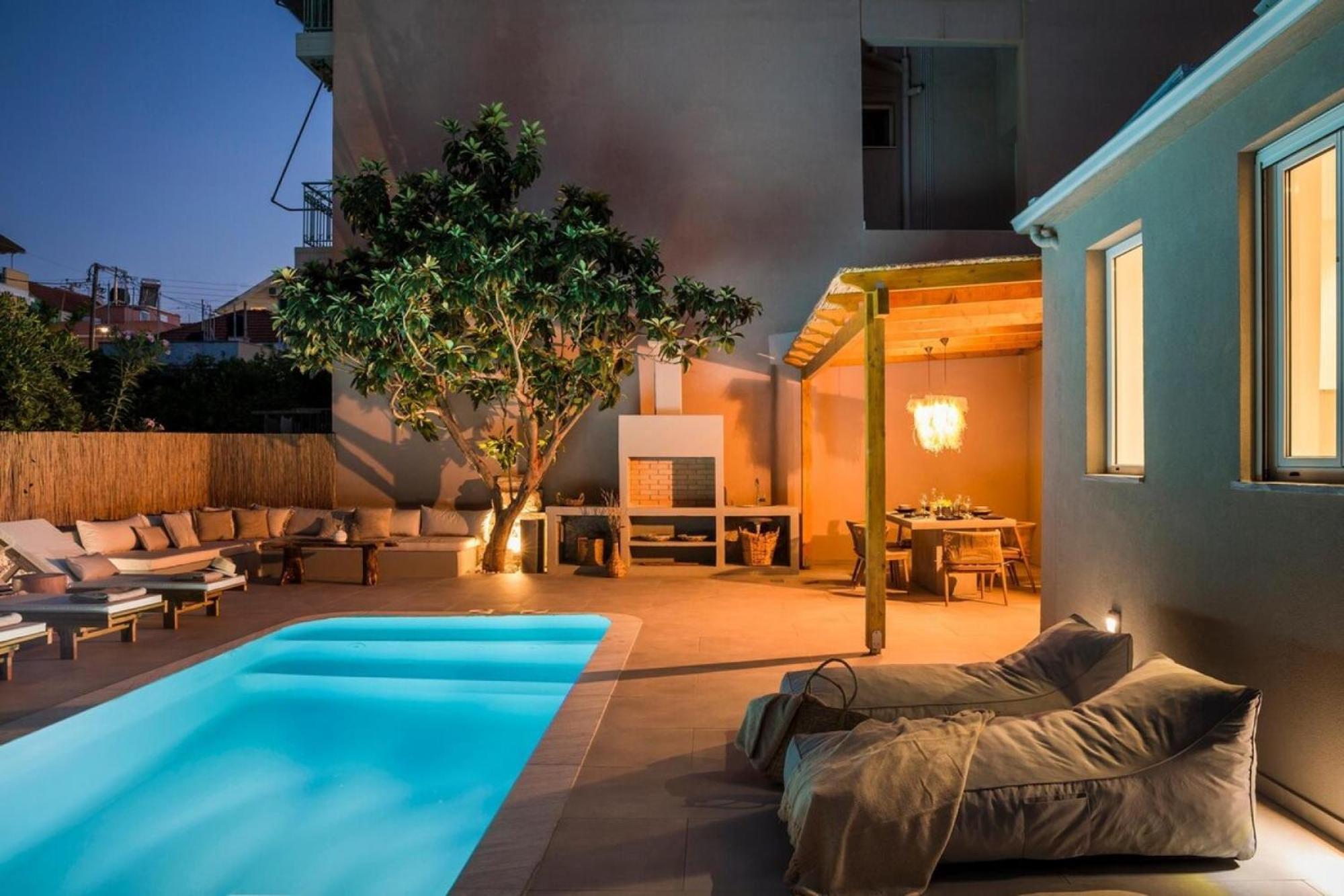 Mystique Lagoon Villa 阿尔戈斯托利翁 外观 照片
